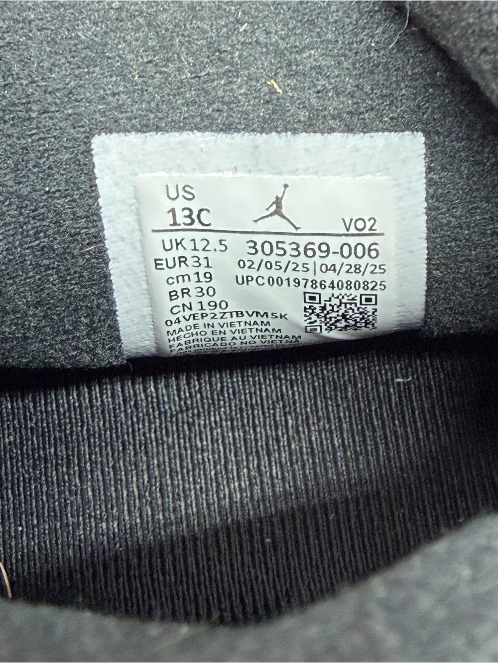 Jordan youth sneakers